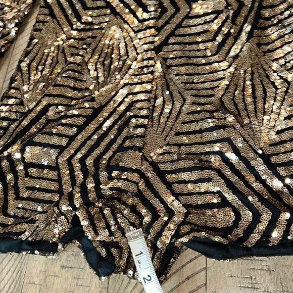 WOW 🤩 NWT Flashy Ways Romper by Fashion Nova. Dance 🪩 💃 🌙 Away! - Picture 7 of 16